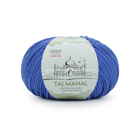 Taj Mahal 100% Super Fine Merino Wool - Blue TM28