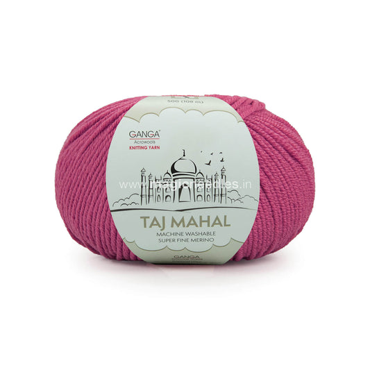 Ganga Taj Mahal Super Fine Merino Wool - Pink TM29