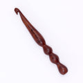 Ergonomic Rosewood Crochet Hook - Design 2 - 10 mm