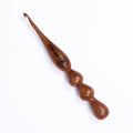 Ergonomic Rosewood Crochet Hook - Design 2 - 4.5 mm