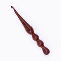 Ergonomic Rosewood Crochet Hook - Design 2 - 6 mm