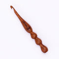 Ergonomic Rosewood Crochet Hook - Design 2 - 7 mm