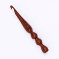 Ergonomic Rosewood Crochet Hook - Design 2 - 8 mm