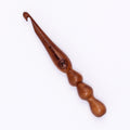 Ergonomic Rosewood Crochet Hook - Design 2 - 9 mm