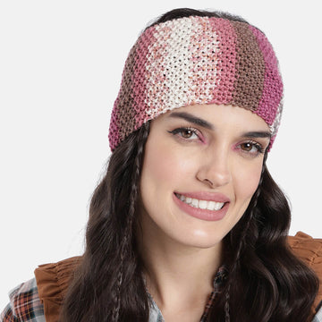 Woollen Headband - Pink 2402