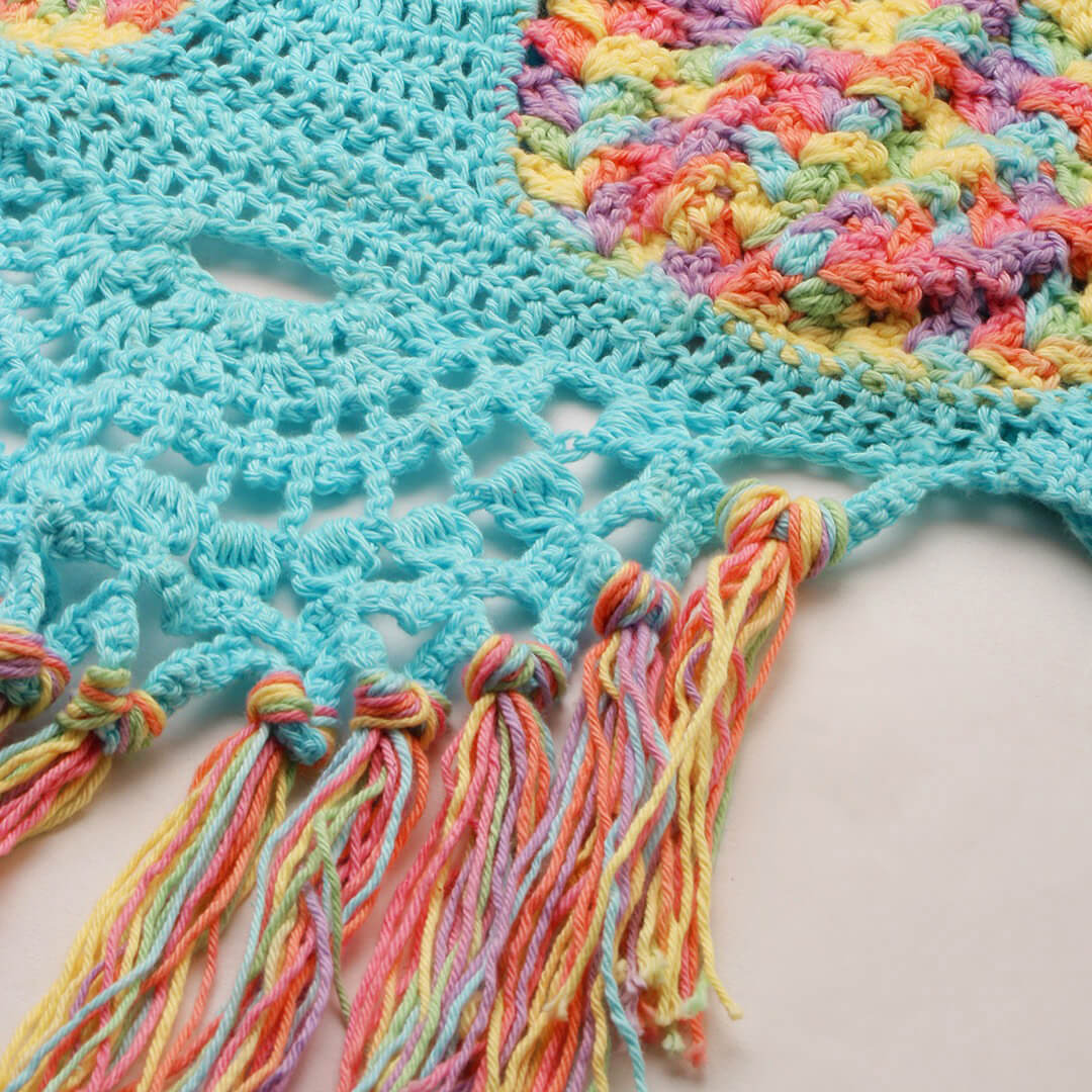 Cotton Bralette Crop Top - Turquoise Blue 2954