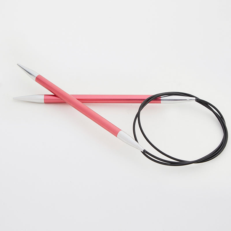 Knitpro Zing Fixed Circular Needle - 120 cm - 6.5 mm